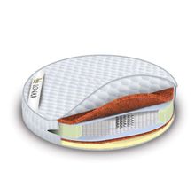 Матрас Lonax Round Cocos-Medium S1000 (Размер матраса: D 200)