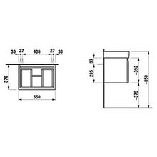 Мебель для ванной Laufen Pro A 4.8303.4.095.464.1