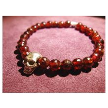 Браслет illusion из граненого граната