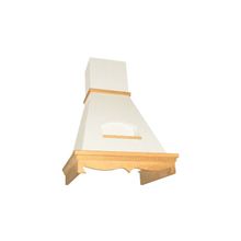 Вытяжка каминная пристенная ELIKOR Бельведер 90 золотой антик   дуб неокрашенный