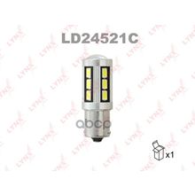 Лампа Светодиодная Led P21w S25 24v Ba15s Smdx18 7200k Canbus Led P21w S25 24v Ba15s 7200k Canbus LYNXauto арт. LD24521C