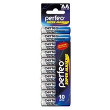 Батарейка AA Perfeo LR6 10SH Super Alkaline, 10шт, Shrink Card