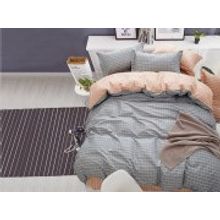 Постельное белье Сатин Евро Rappallo с 4мя нав. с простыней на резинке Primavelle 27717