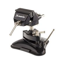 Тиски слесарные резиновая вакуумная присоска, шарнирный механизм, ширина рабочих губок 70 мм Matrix 18506