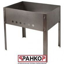 Мангал без шампуров "FIT" "Эконом-2" 400х275х155х0,5мм   78206