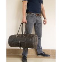 Carlo Gattini Кожаная дорожная сумка Belforte brown (арт. 4011-04)