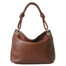 Studio KSK Компактная женская сумка из кожи 3271 коричневая