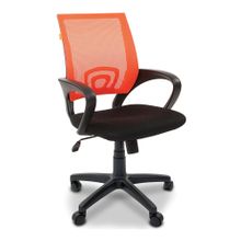 Кресло компьютерное Chairman 696 черный оранжевый
