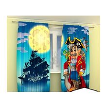 Фотошторы пират с попугаем