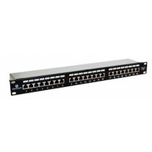 Патч-панель KRAULER 19", 1U, FTP кат. 6e, 24 порта RJ45