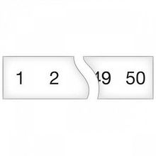 Маркировка RTM7 1-100 для клемм 8мм |  код. 1SNA103116R1400 |  ABB