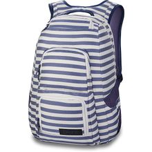Cтильный городской женский повседневный рюкзак для девушек Dakine Jewel 26L Oceanic Onc синие и белые полоски