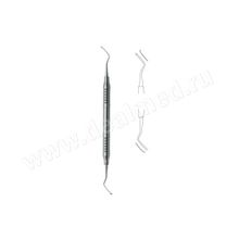 Кюрета стоматологическая, модель 2  длина 1,3 мм 17,5 см, пустотелая ручка (арт. 43-350-02-07) KLS Martin, Германия