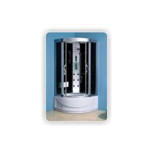 ODA 8802 Душевая кабина 100*100 тонированное зеркальное стекло (белая) - 8802 Душевая кабина 1000*1000*2150 тонированное зеркальное стекло (белая)