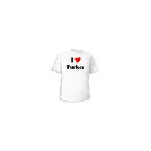 Футболка I love turkey