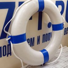 TREM Круг спасательный для прогулочных судов сине-белый TREM ORCA 57 x 34 см