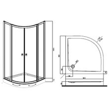 Душевой уголок Am.Pm Spirit (W7AE-226-090MTS)