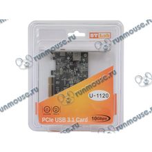 Контроллер USB3.1 (2 внешн.) STLab "U-1120" (PCI-E x1) (ret) [138548]