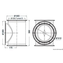 Osculati Lewmar tunnel for stern thruster Ø 250 mm, 02.043.03