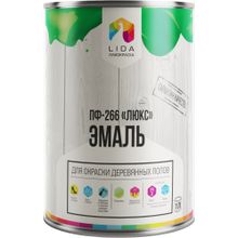 Лакокраска Lida ПФ 266 Люкс 45 кг желто коричневая