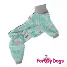 Флисовый комбинезон для собак ForMyDogs Цветы для девочек FW428-2017 F