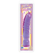 Фиолетовый фаллоимитатор Big Boy Dong Crystal Purple Jellie - 29,5 см. Фиолетовый