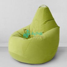 MyPuff кресло мешок Груша Салатовый, размер Стандарт, мебельная ткань: b_415