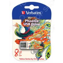Verbatim Store n Go Mini Tattoo Phoenix 8Gb