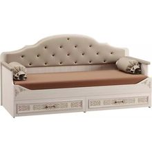 Моби Флоренция Кровать 11.07 Ясень Анкор светлый