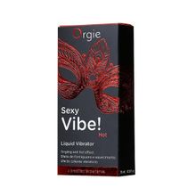 Разогревающий гель для массажа с эффектом вибрации Orgie Sexy Vibe Hot 15мл