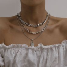 Многослойное колье "Замок" (арт. 81157-2)