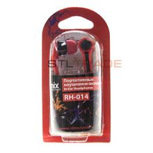 Наушники RITMIX RH-014 black+red