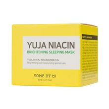 Маска ночная для сияния кожи с экстрактом юдзу Some by Mi Yuja Niacin 30 Days Miracle Brightening Sleeping Mask 60мл