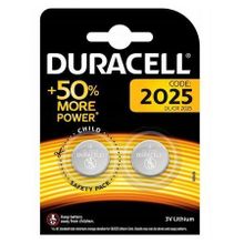 Батарейка CR2025 Duracell, 2 шт, блистер