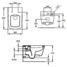 Унитаз подвесной Ideal Standard Simply U J452101