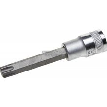 Торцовая бита-головка, удлиненная, сатинированная Kraftool 27906-55_z01 (TORX, 1 2", Т55)