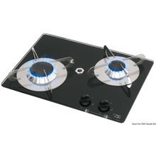 Osculati 2-burner gas cooktop 360 x 280 mm, 50.709.13