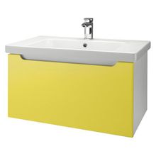 Dreja Мебель для ванной Color 90 желтый глянец