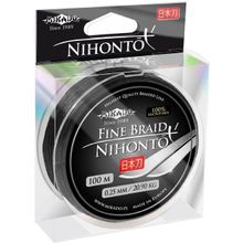 Плетеный шнур Mikado NIHONTO FINE BRAID 0,35 black (100 м) - 33,40 кг.