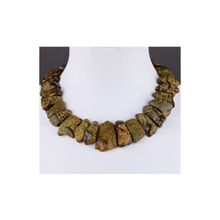 Бусики-Колечки Колье Янтарь "Тутанхамон" арт. НЯН-п692