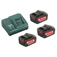 Набор Metabo Basic-Set 5.2 (3 акк 5.2Ач 18В+ЗУ ASC ULTRA)