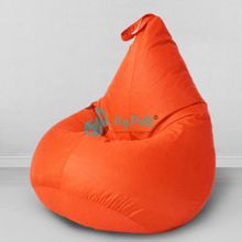 MyPuff Внешний чехол для кресла мешка Груша Оранжевый, размер Компакт, оксфорд: ex_bm_021