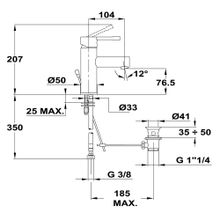 Teka Alaior xl 223420210 хром для умывальника с донным клапаном