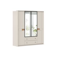 Алмаз. Любимый дом Нильс Шкаф четырехстворчатый с зеркальными дверями (Кашемир Дуб Тортуга)