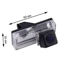 CarMedia CM-7529S-PRO CCD-sensor Night Vision (ночная съёмка) с линиями разметки (Линза-Стекло) Цветная штатная камера заднего вида для автомобилей TOYOTA PRADO, Land Cruiser 100, 105, 120, 200 (для комплектации без заднего колеса) в плафон подсветки номе