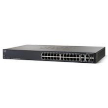 Коммутатор cisco (sg 300-28 28-port gigabit managed switch) srw2024-k9-eu