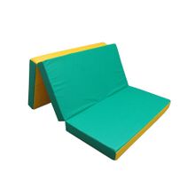 KMS-sport № 4 100x150x10 см складной зелено-желтый