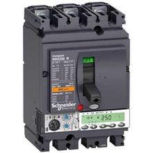 Автоматический выключатель 3П MIC6.2E 40A NSX100R(200кА при 415В, 45кА при 690B) | код. LV433281 | Schneider Electric