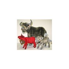 Мягкая игрушка Hansa Азиатский водный буйвол темно-красный (16 см)