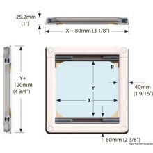 Osculati Pleated Screen x Bomar 1080 W, 19.803.04